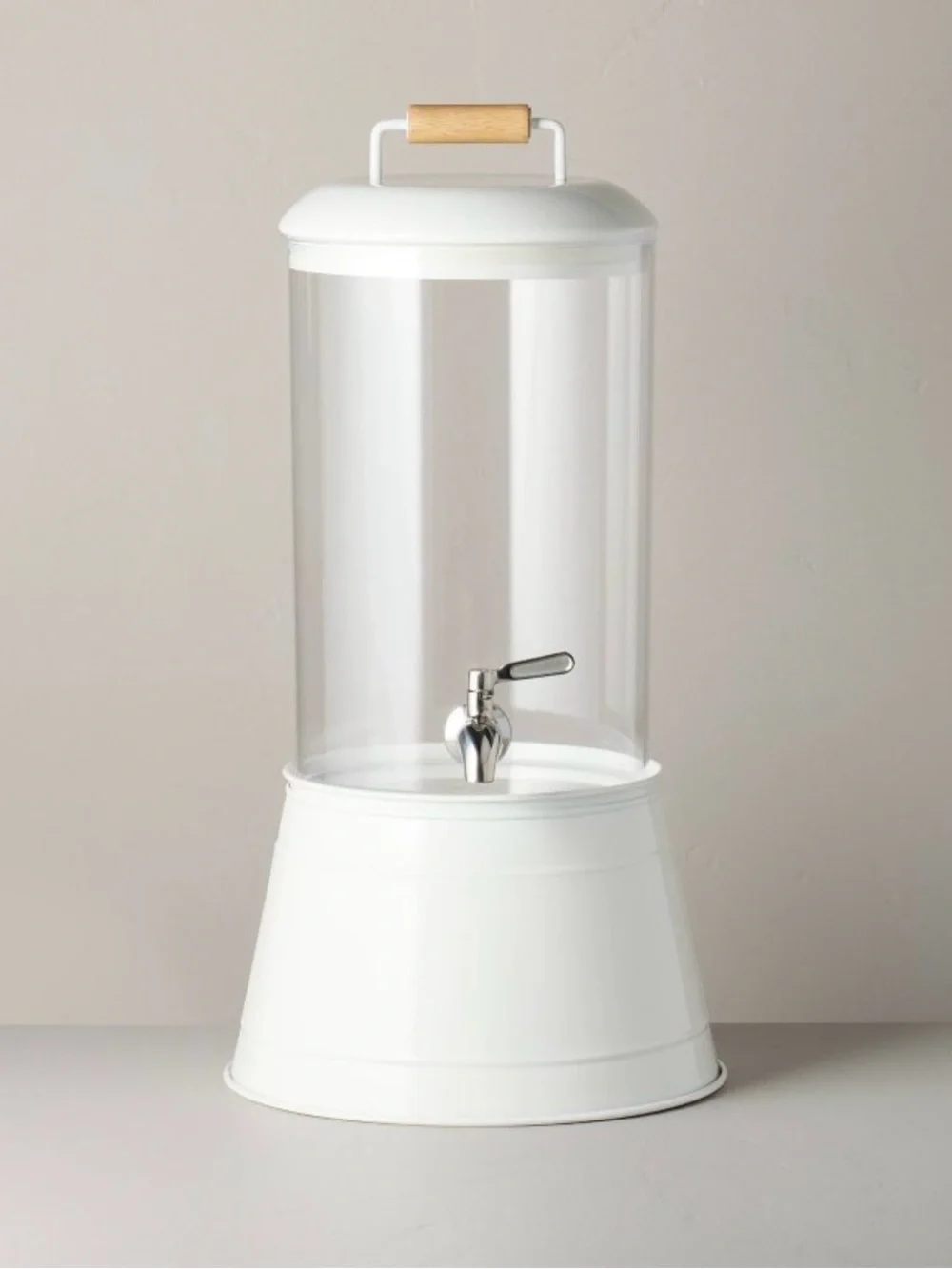 NEW! Drink Dispenser Sour Cream - Hearth & Hand with Magnolia *SOLD OUT* - Picture 1 of 4